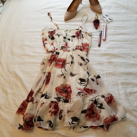 ECLIPSE Floral Wrap Dress - Picture 3 of 5